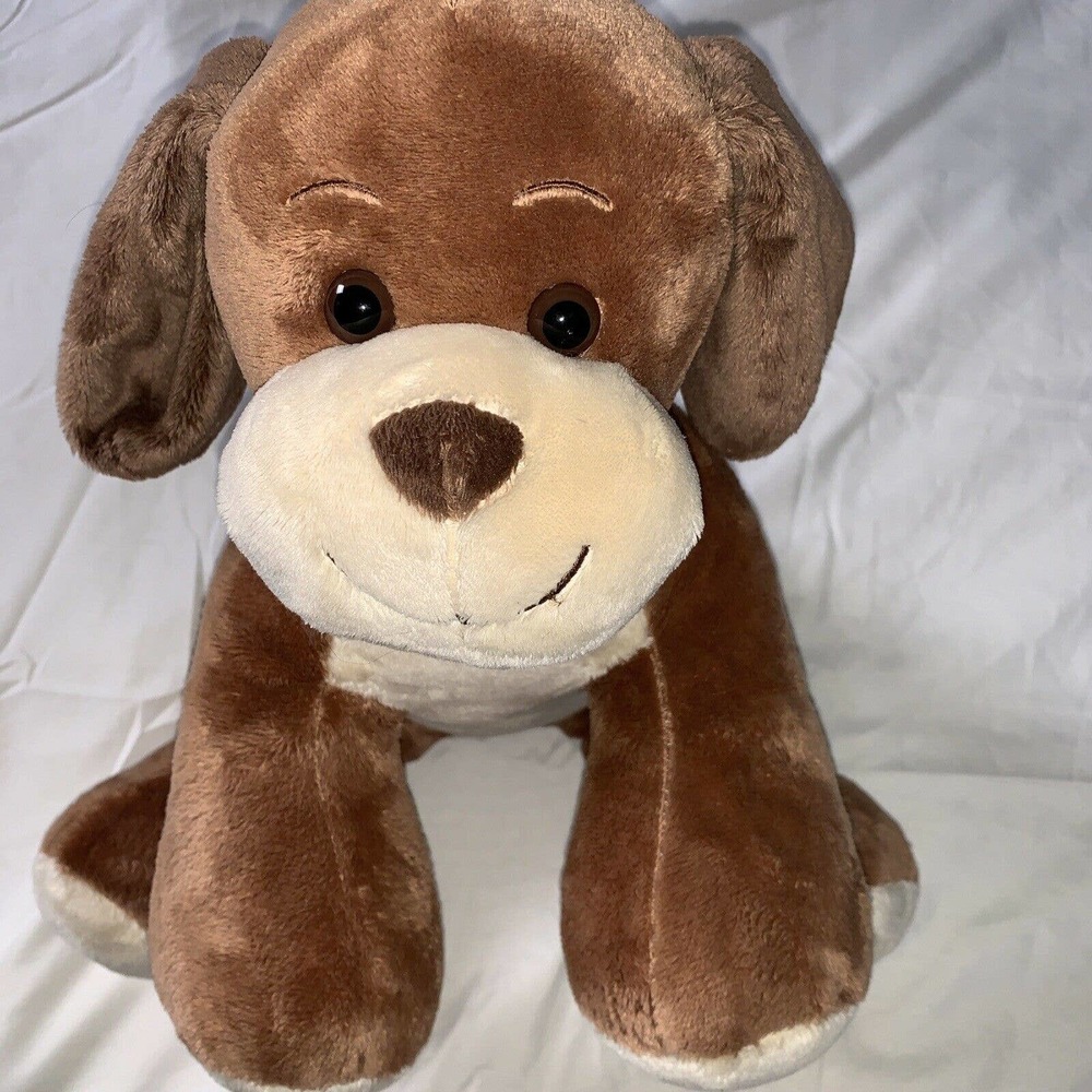 Build a Bear Velvet Hugs Puppy Brown Plush Dog - Asthma Allergy Friendly Stuffed